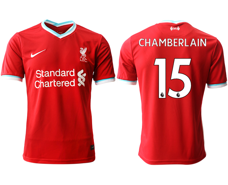 Men 2020-2021 club Liverpool home aaa version #15 red Soccer Jerseys